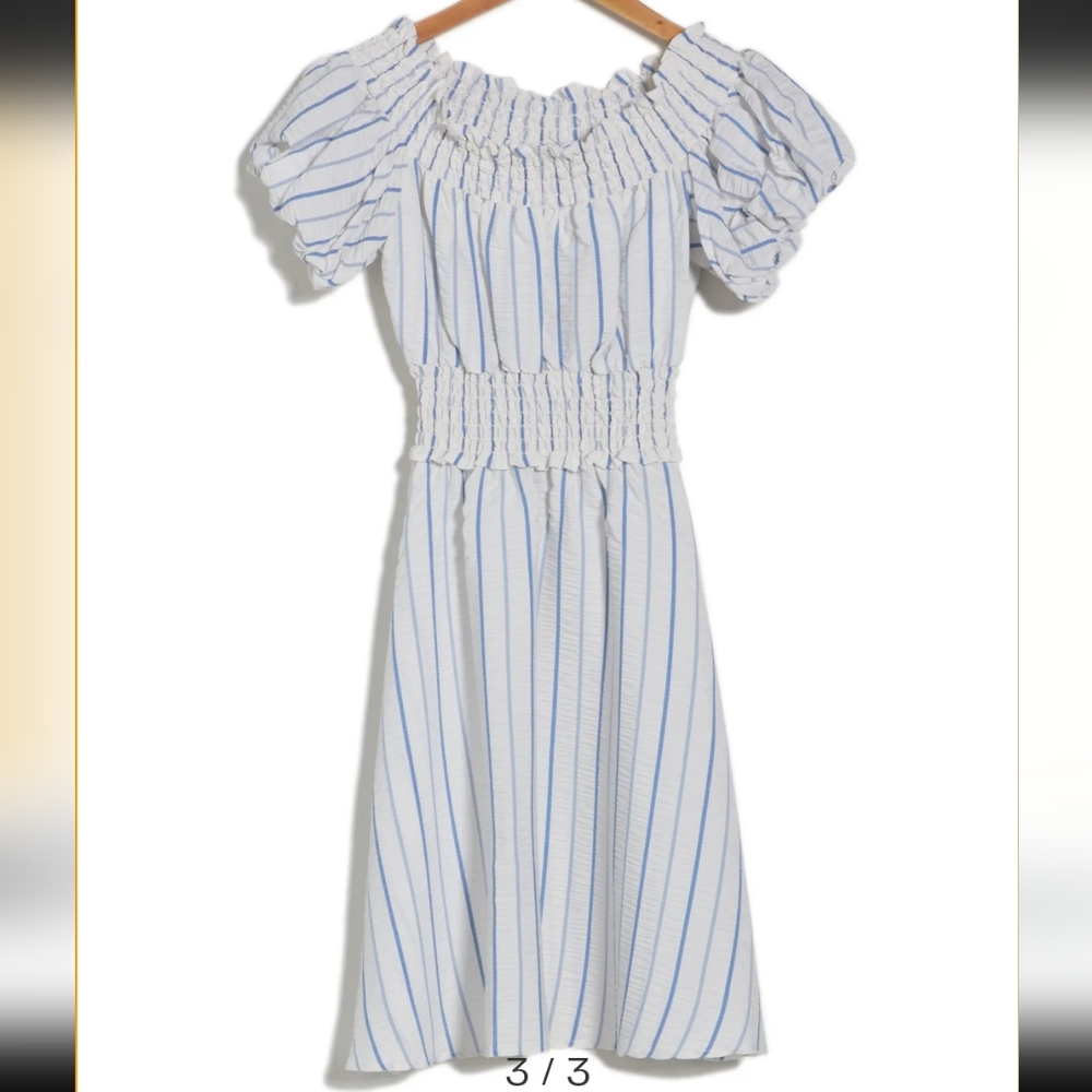 Calvin Klein Off Shoulder Dress